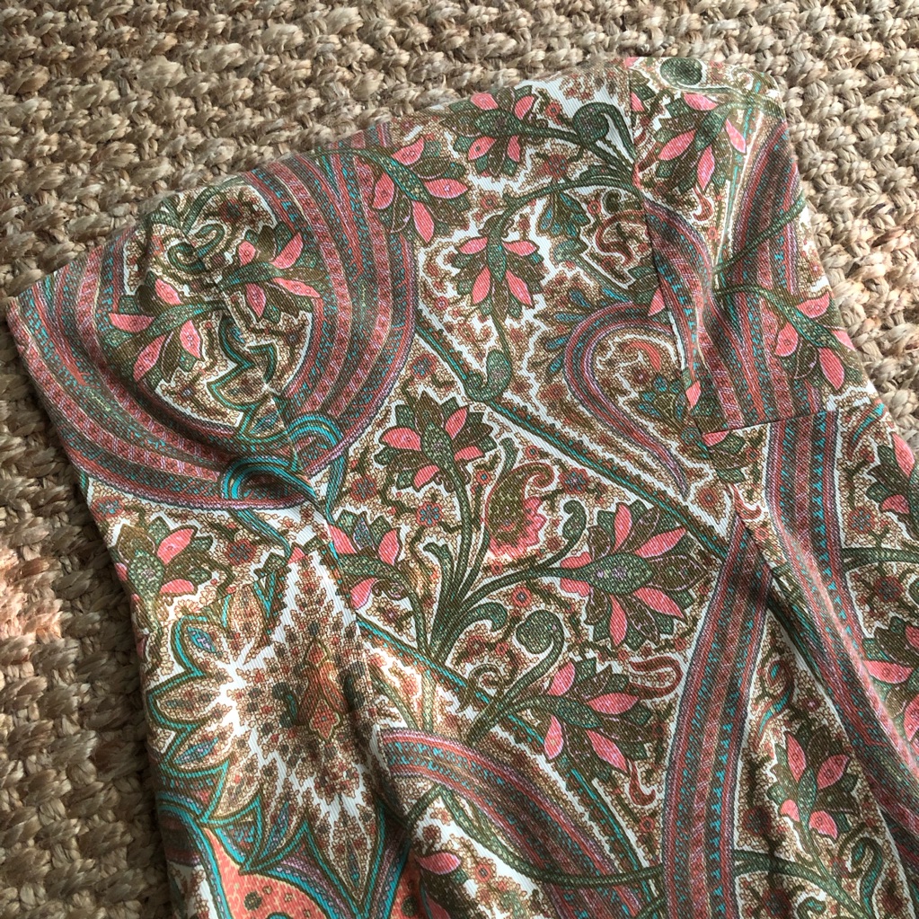 Vintage 1970’s Tori Richard Honolulu Strapless Dress. Size 10